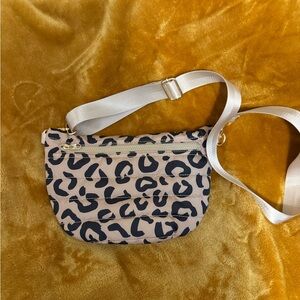 Leopard Print Crossbody Bag